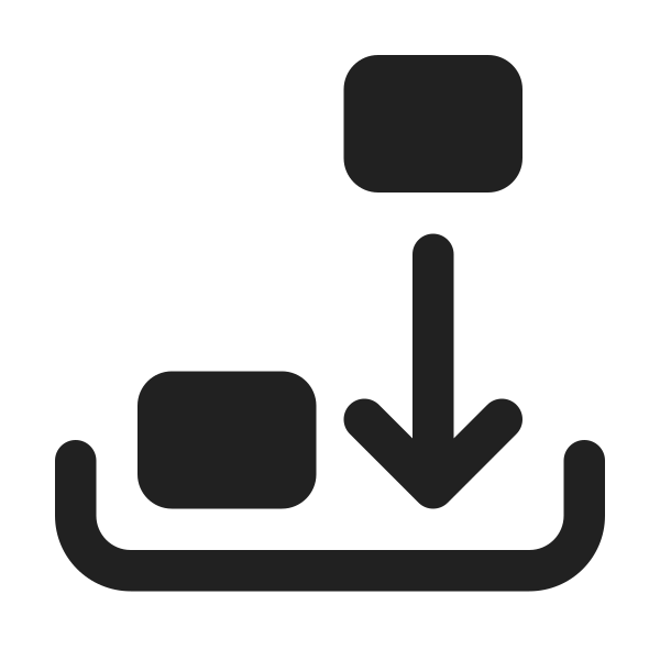 Ic Fluent Tray Item Add 24 Filled