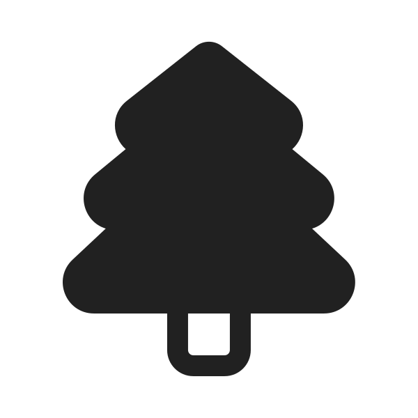 Ic Fluent Tree Evergreen 20 Filled
