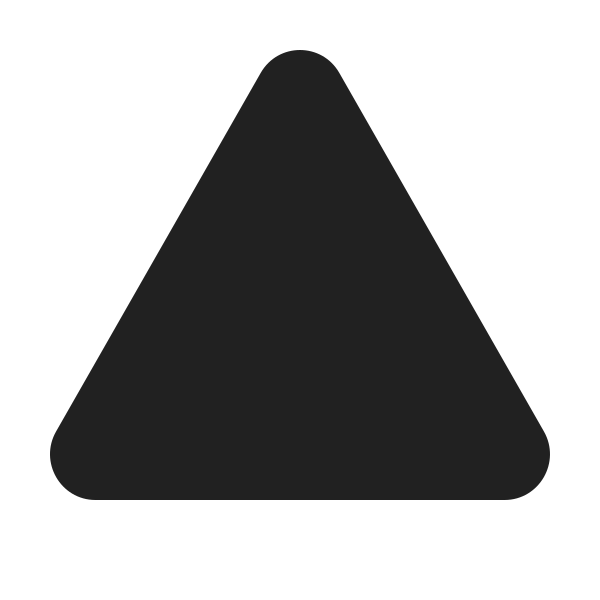 Ic Fluent Triangle 12 Filled