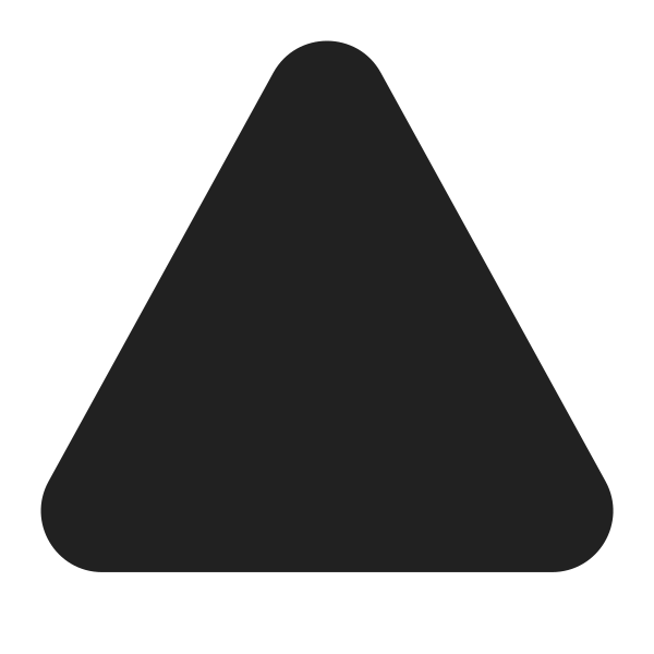 Ic Fluent Triangle 16 Filled