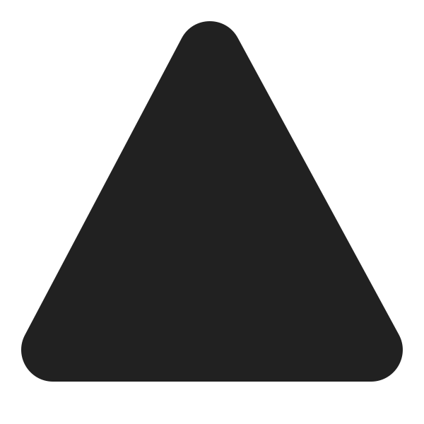 Ic Fluent Triangle 20 Filled