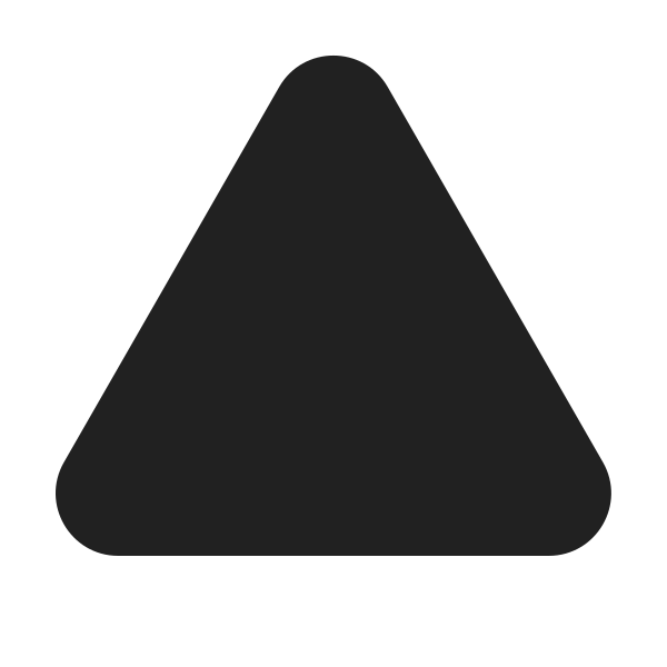 Ic Fluent Triangle 24 Filled
