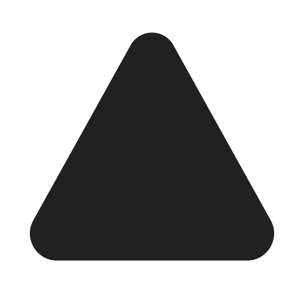 Ic Fluent Triangle 28 Filled