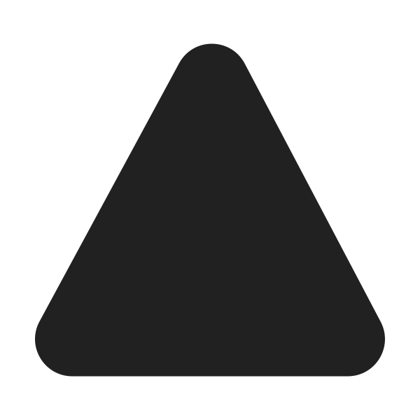 Ic Fluent Triangle 48 Filled