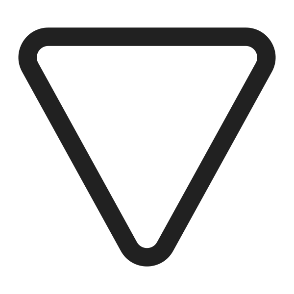 Ic Fluent Triangle Down 32 Regular