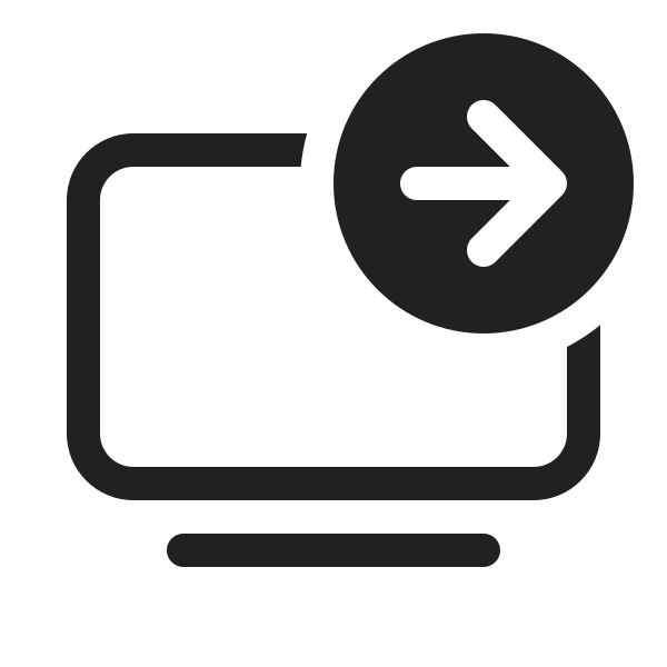 Ic Fluent Tv Arrow Right 20 Regular