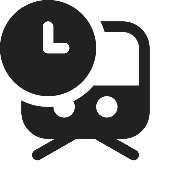 Ic Fluent Vehicle Subway Clock 16 Filled