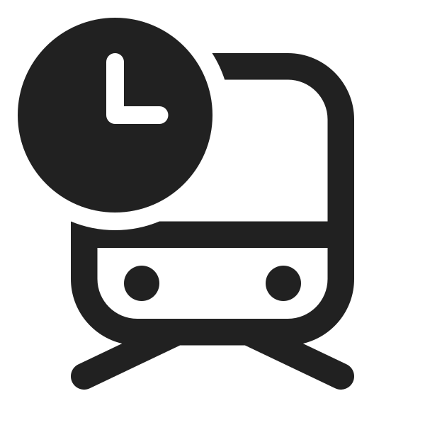 Ic Fluent Vehicle Subway Clock 24 Regular