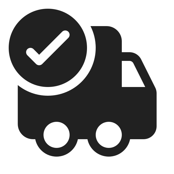 Ic Fluent Vehicle Truck Checkmark 20 Filled