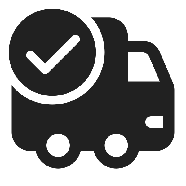 Ic Fluent Vehicle Truck Checkmark 32 Filled