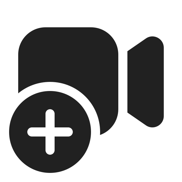 Ic Fluent Video Add 20 Filled