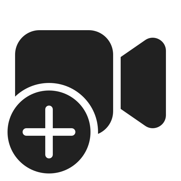 Ic Fluent Video Add 24 Filled