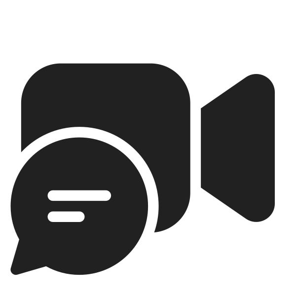 Ic Fluent Video Chat 28 Filled