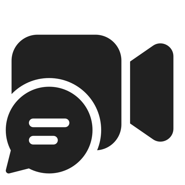 Ic Fluent Video Chat 32 Filled