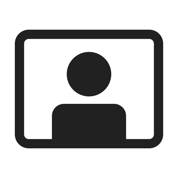 Ic Fluent Video Person 48 Filled