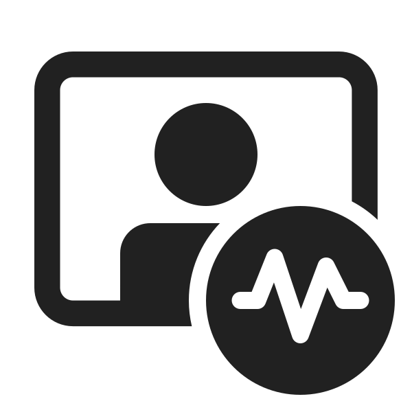 Ic Fluent Video Person Pulse 24 Filled