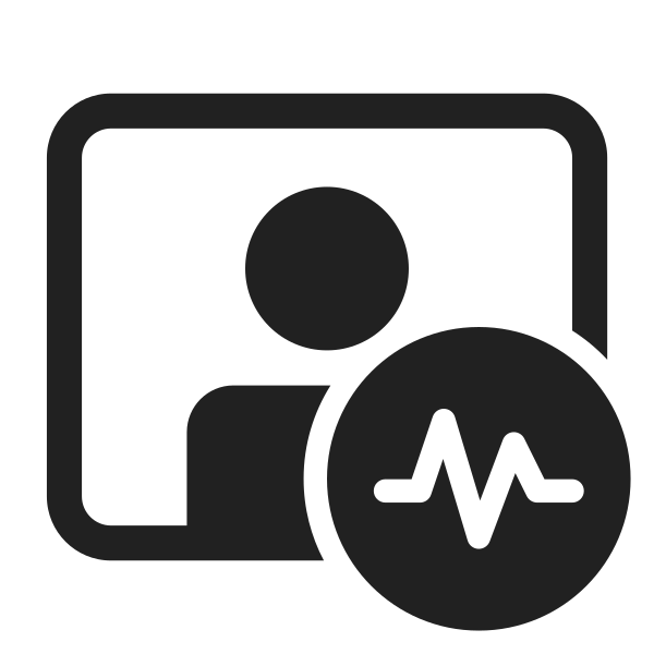Ic Fluent Video Person Pulse 28 Filled