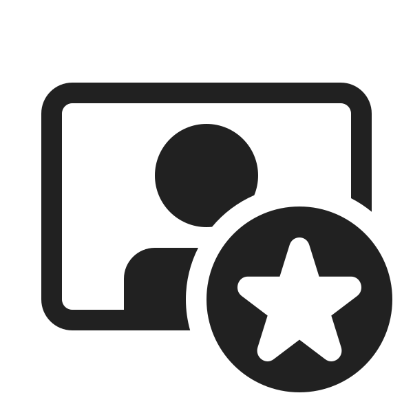 Ic Fluent Video Person Star 20 Filled