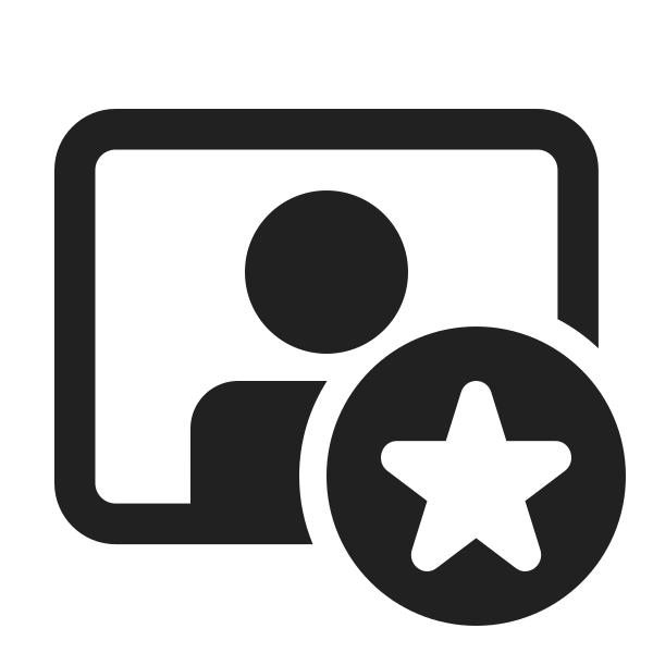 Ic Fluent Video Person Star 24 Filled
