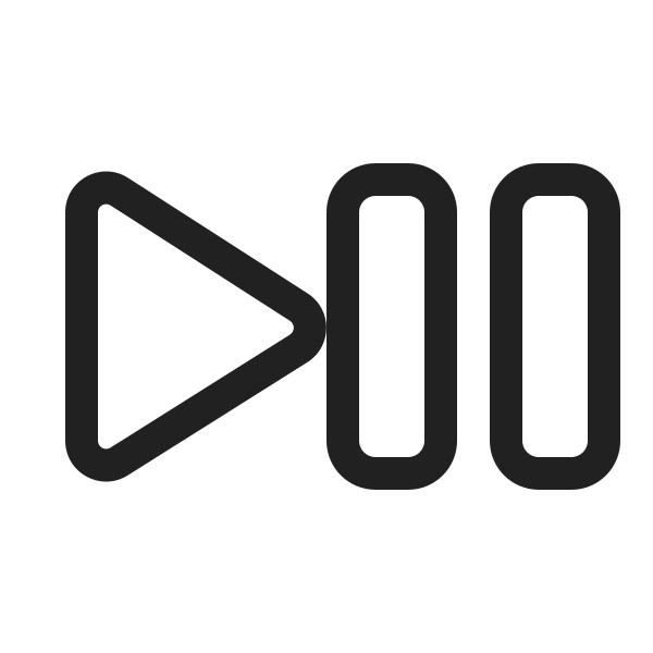 Ic Fluent Video Play Pause 20 Regular
