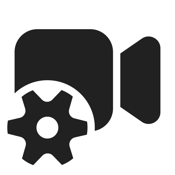 Ic Fluent Video Settings 48 Filled