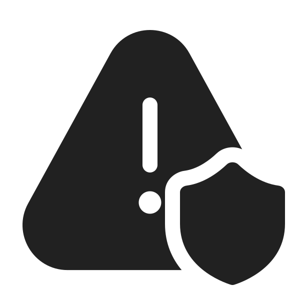 Ic Fluent Warning Shield 20 Filled