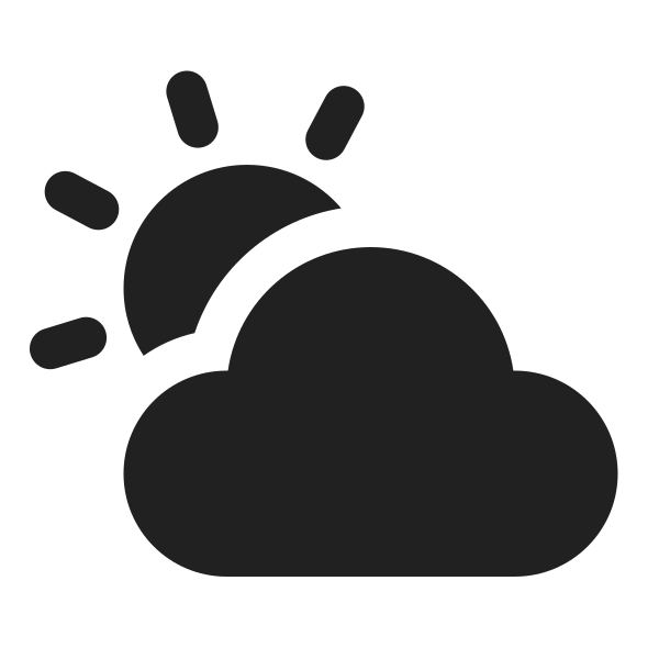 Ic Fluent Weather Partly Cloudy Day 16 Filled