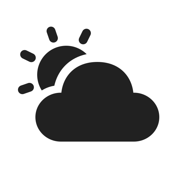 Ic Fluent Weather Partly Cloudy Day 20 Filled