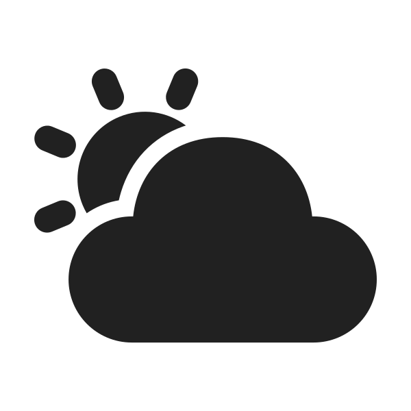 Ic Fluent Weather Partly Cloudy Day 24 Filled