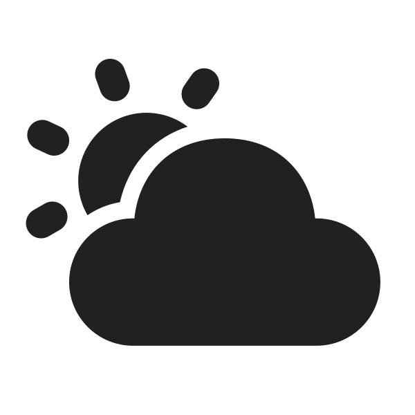 Ic Fluent Weather Partly Cloudy Day 48 Filled