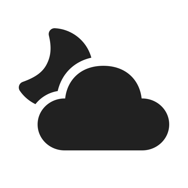 Ic Fluent Weather Partly Cloudy Night 20 Filled