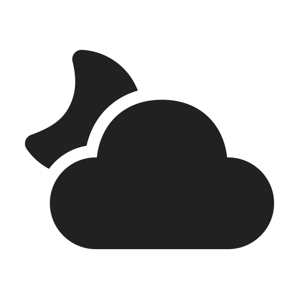 Ic Fluent Weather Partly Cloudy Night 48 Filled