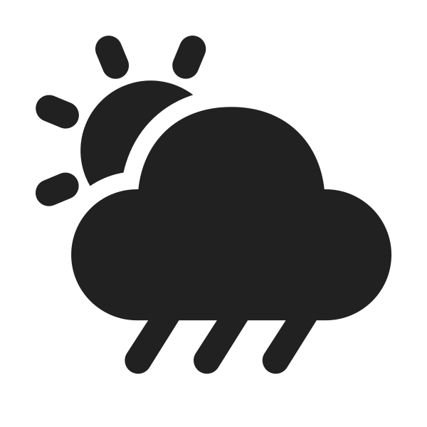 Ic Fluent Weather Rain Showers Day 24 Filled