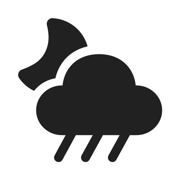 Ic Fluent Weather Rain Showers Night 20 Filled