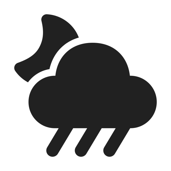 Ic Fluent Weather Rain Showers Night 48 Filled