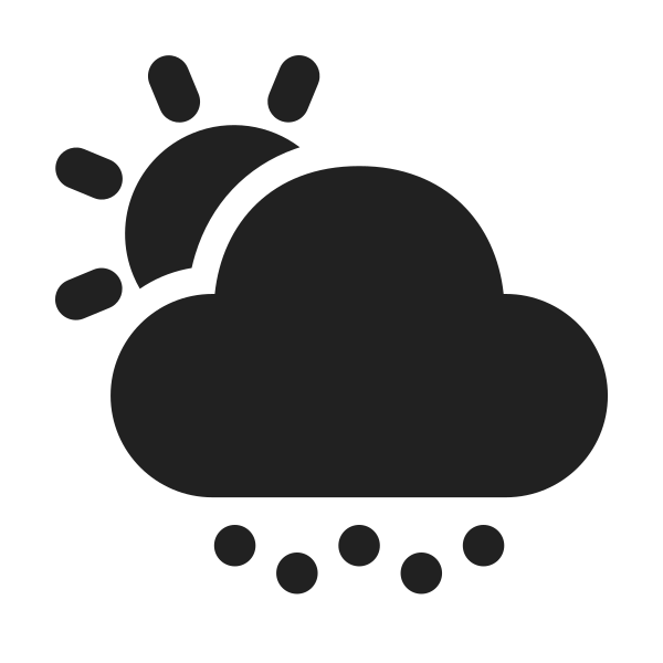 Ic Fluent Weather Snow Shower Day 24 Filled