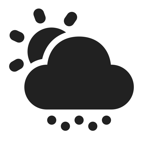 Ic Fluent Weather Snow Shower Day 48 Filled
