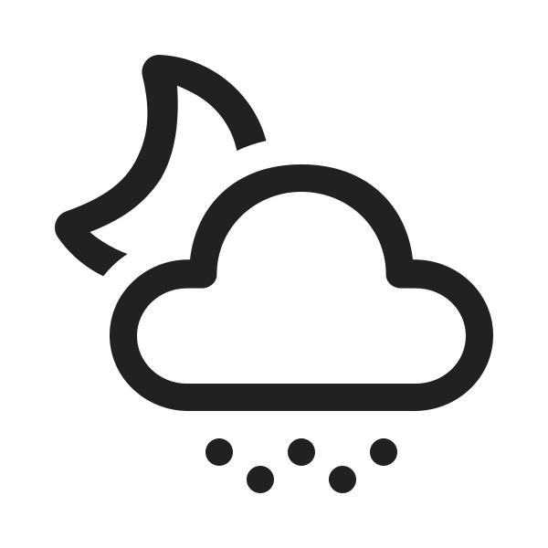 Ic Fluent Weather Snow Shower Night 20 Regular