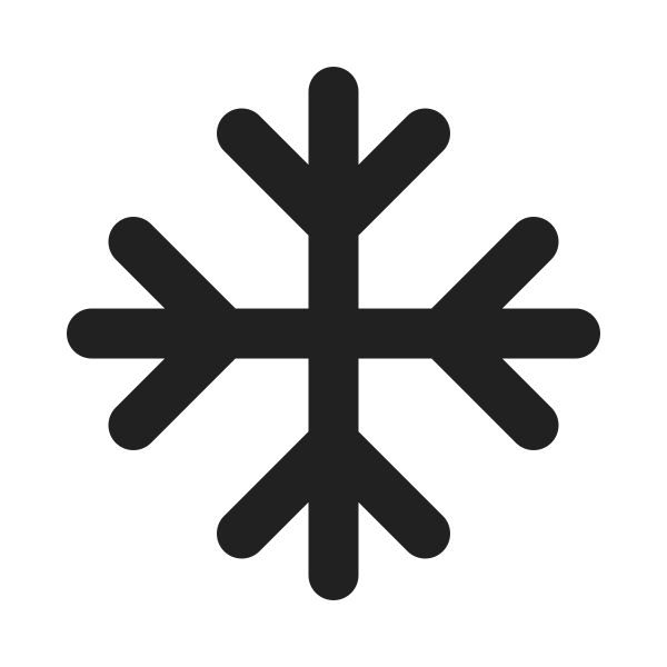 Ic Fluent Weather Snowflake 20 Filled