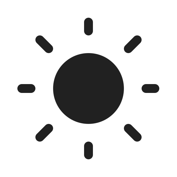 Ic Fluent Weather Sunny 20 Filled