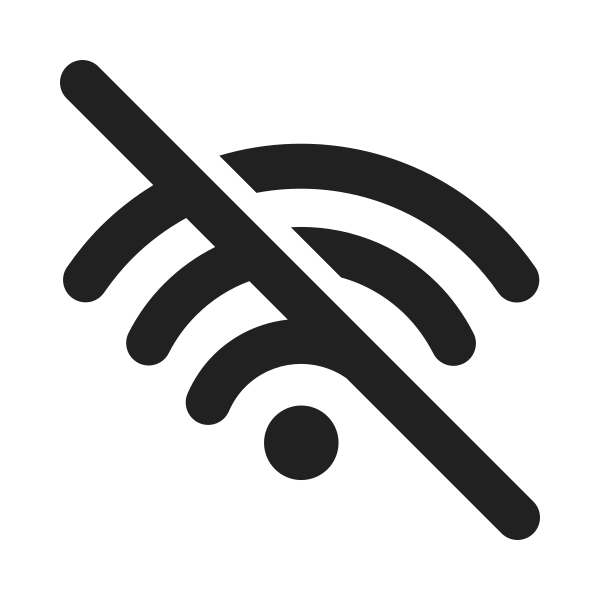 Ic Fluent Wifi Off 20 Filled