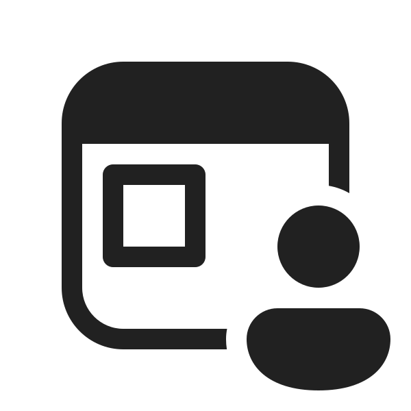Ic Fluent Window Ad Person 20 Filled