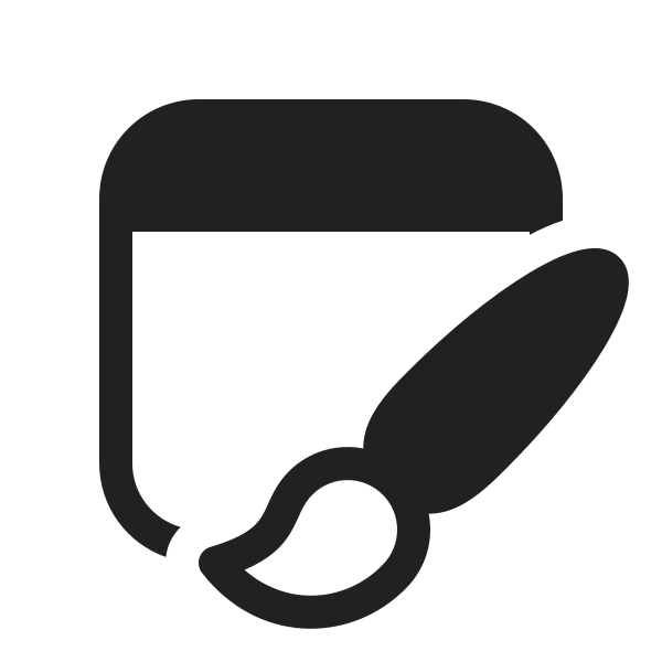 Ic Fluent Window Brush 20 Filled