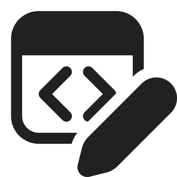 Ic Fluent Window Dev Edit 16 Filled