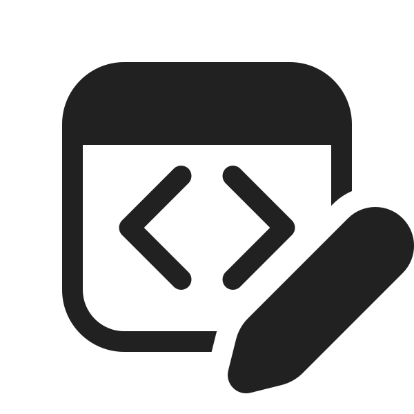 Ic Fluent Window Dev Edit 20 Filled