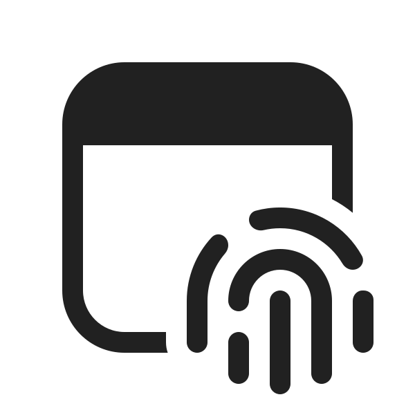Ic Fluent Window Fingerprint 20 Filled