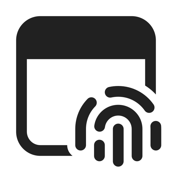Ic Fluent Window Fingerprint 32 Filled