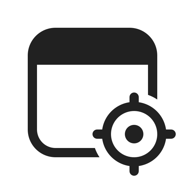 Ic Fluent Window Location Target 20 Filled