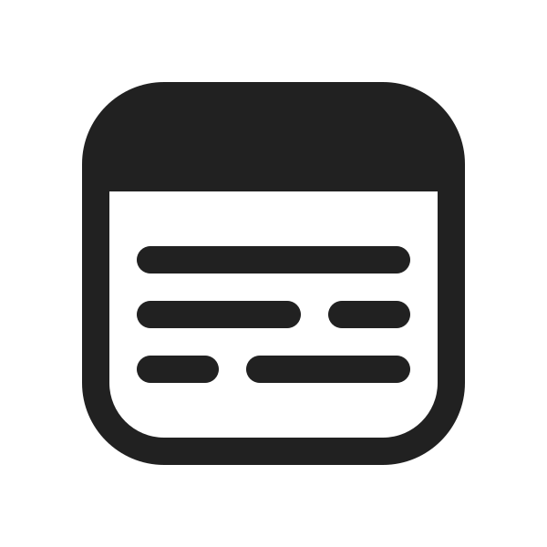 Ic Fluent Window Text 20 Filled