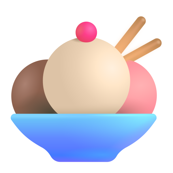 Ice Cream Color Vector